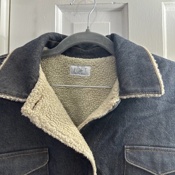 Ann Taylor Loft jean jacket - Picture 2 of 3